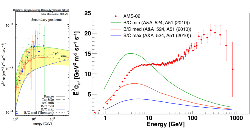Predictions of secondary positrons